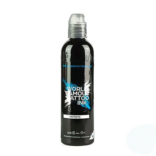 World Famous Limitless - Tattoo Ink - Midtone Greywash 120 ml