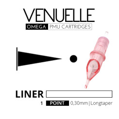 VENUELLE - Omega PMU Cartridges - 1 Point Round Liner...