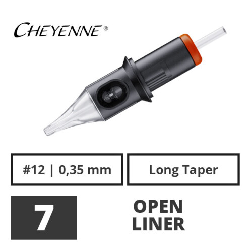 CHEYENNE - Safety Cartridges - 7 Open Liner - 0,35 - LT - 20 pcs.