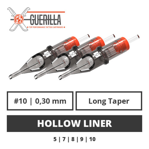 THE INKED ARMY - Guerilla Tattoo Nadelmodule - Hollow Liner - 0,30 LT