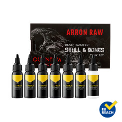 QUANTUM - Arron Raw - Skull & Bones - Tatoeage Inkt -...