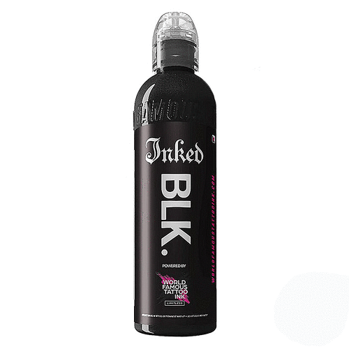 World Famous Limitless - Tattoo Ink - Inked BLK. 120 ml