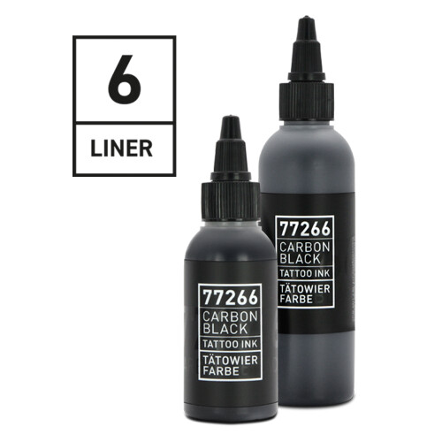 CARBON BLACK - Tattoo Farbe - Liner 6