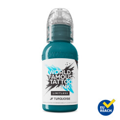 World Famous Limitless - Tatoeage Inkt - JF Turquoise 30 ml
