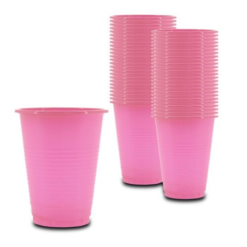 Mondspoelbeker - Wegwerpbeker 180 ml 50 Stuks/Verpakking - Roze