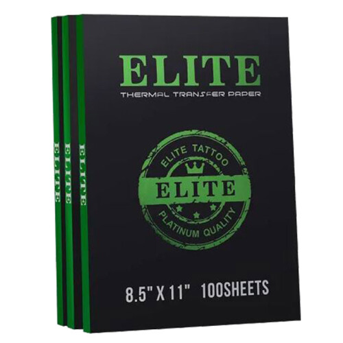 ELITE - Tatoeage Stencilpapier - Thermal 11 - 21,6 x 27,9 cm - 100 vellen/pak