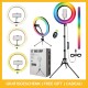 SWAVGO - 10 inch RGB ringlamp met 63 inch statief