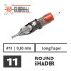 THE INKED ARMY - Guerilla Tattoo Cartridges - 11 Round Shader 0,30 mm LT - 20 pcs