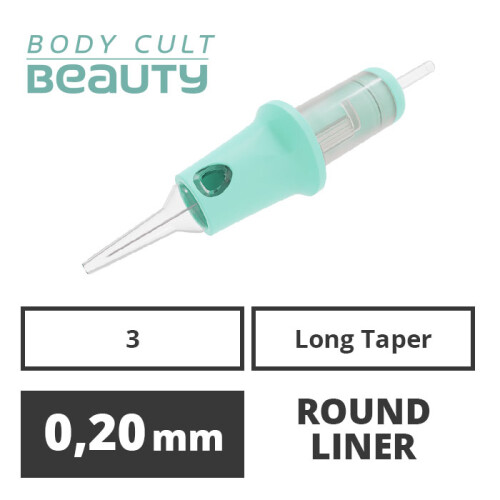 BODY CULT BEAUTY - Precision PMU Cartridges - 3 Round Liner - LT - 20 pcs 0,20 mm