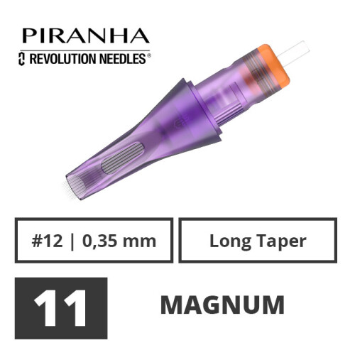 PIRANHA - Tatoeage Naald Modules - Revolution - 11 Magnum - 0,35 LT - 20 st.