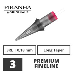 PIRANHA - Tattoo Needle Modules - Originals - 3 Fineliner...