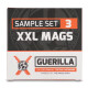 THE INKED ARMY - Guerilla Tatoeage Cartridges - XXL Magnum Sample Set - 3 Cartridges