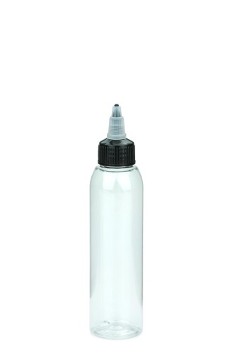 Twisttopflasche - Kunststoff - Transparent 125 ml 24/410