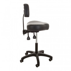 Tattoo Work Chair with Backrest - Black