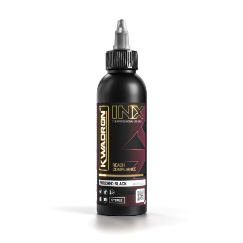 KWADRON INX - Tattoo Ink - Enriched Black 120 ml