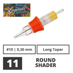 LEGENDS - Tattoo Cartridges - 11 Round Shader 0,30 mm LT...