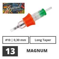 LEGENDS - Tattoo Nadelmodule - 13 Magnum 0,30 mm LT - 20...