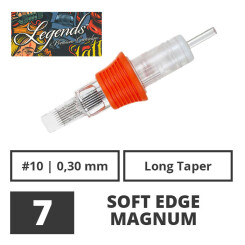 LEGENDS - Tatoeage Cartridges - 7 Soft Edge Magnum 0,30...