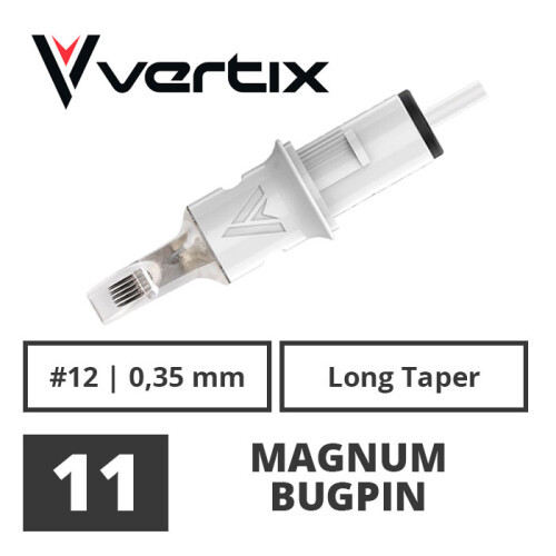 VERTIX - Tattoo Cartridges - 11 Magnum Bugpin 0,35 mm LT