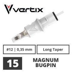 VERTIX - Tattoo Cartridges - 15 Magnum Bugpin 0,35 mm LT