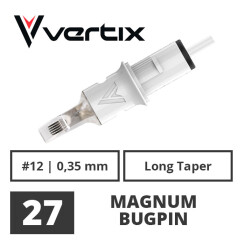 VERTIX - Tattoo Cartridges - 27 Magnum Bugpin 0.35 mm LT