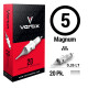 VERTIX - Tattoo Cartridges - 5 Magnum 0.35 mm LT