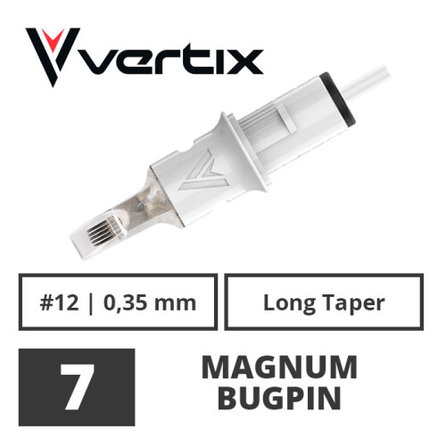 VERTIX - Tattoo Cartridges - 7 Magnum Bugpin 0.35 mm LT