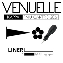 VENUELLE - Kappa Cartridges - 5 Ronde Liner 0,35