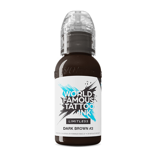 World Famous Limitless - Tattoo Ink - Dark Brown 2 30 ml