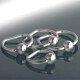 D-rings - Basic titan with titan ball  -  1,6 mm x 16 mm - 5 Pcs/Pack