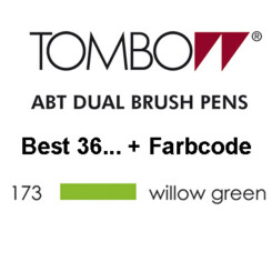 TOMBOW - ABT Dual Brush Pen - Willow Green